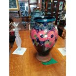 Large Moorcroft Pomegranite vase slight damage 48cm