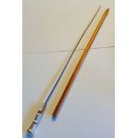 Silver topped sword stick and dog walking stick