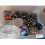 Collection of paperweights