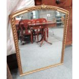 gilt mirror 83 x 108cm