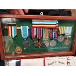 Set of Korean and British medals for Harry Gledon 4539228 West Yorkshire enlisted 13-6-39 and all