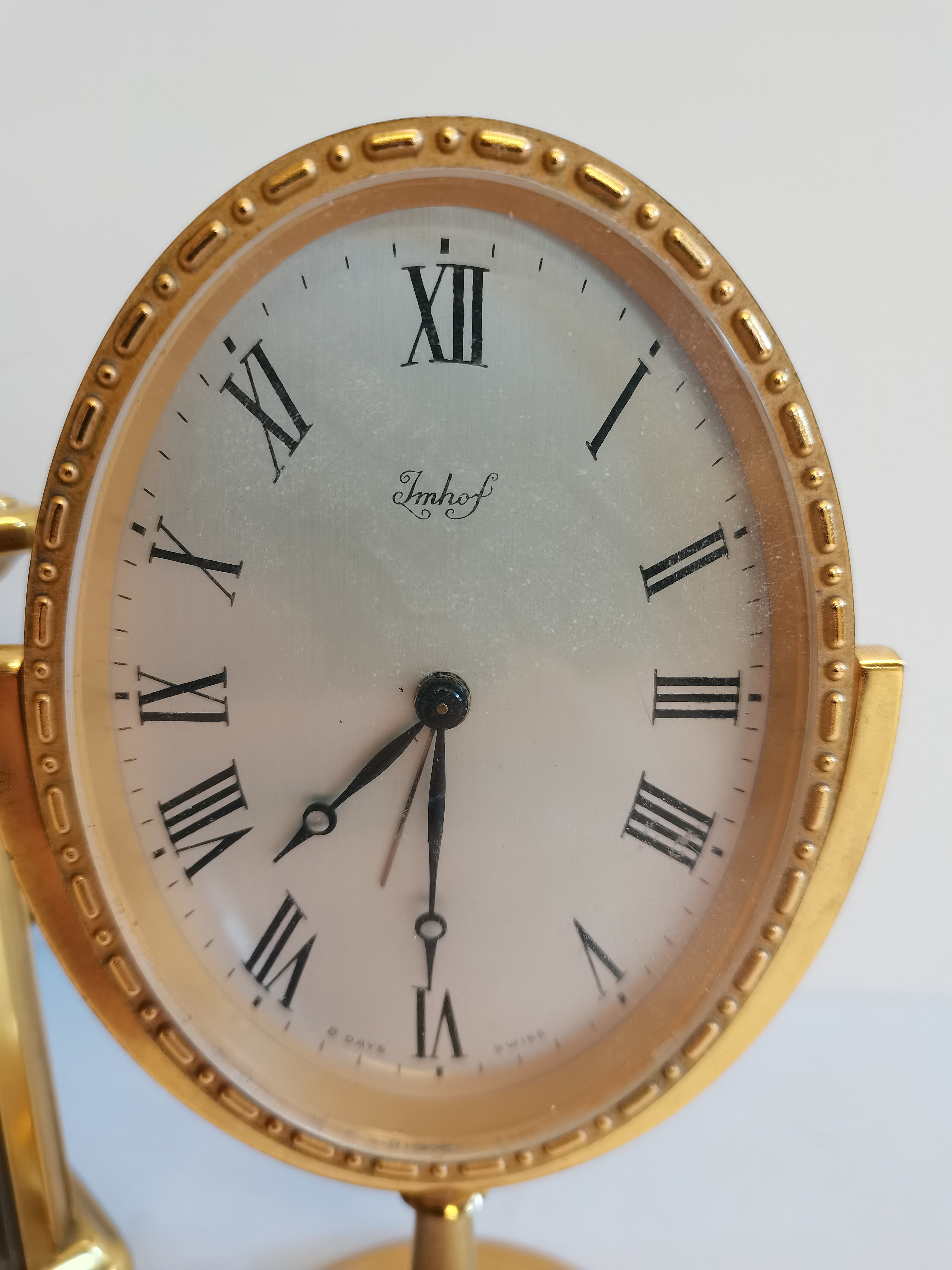 Carriage Clock plus Oval Wind up Clock - Image 2 of 5