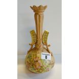 Victorian vase with flower decoration