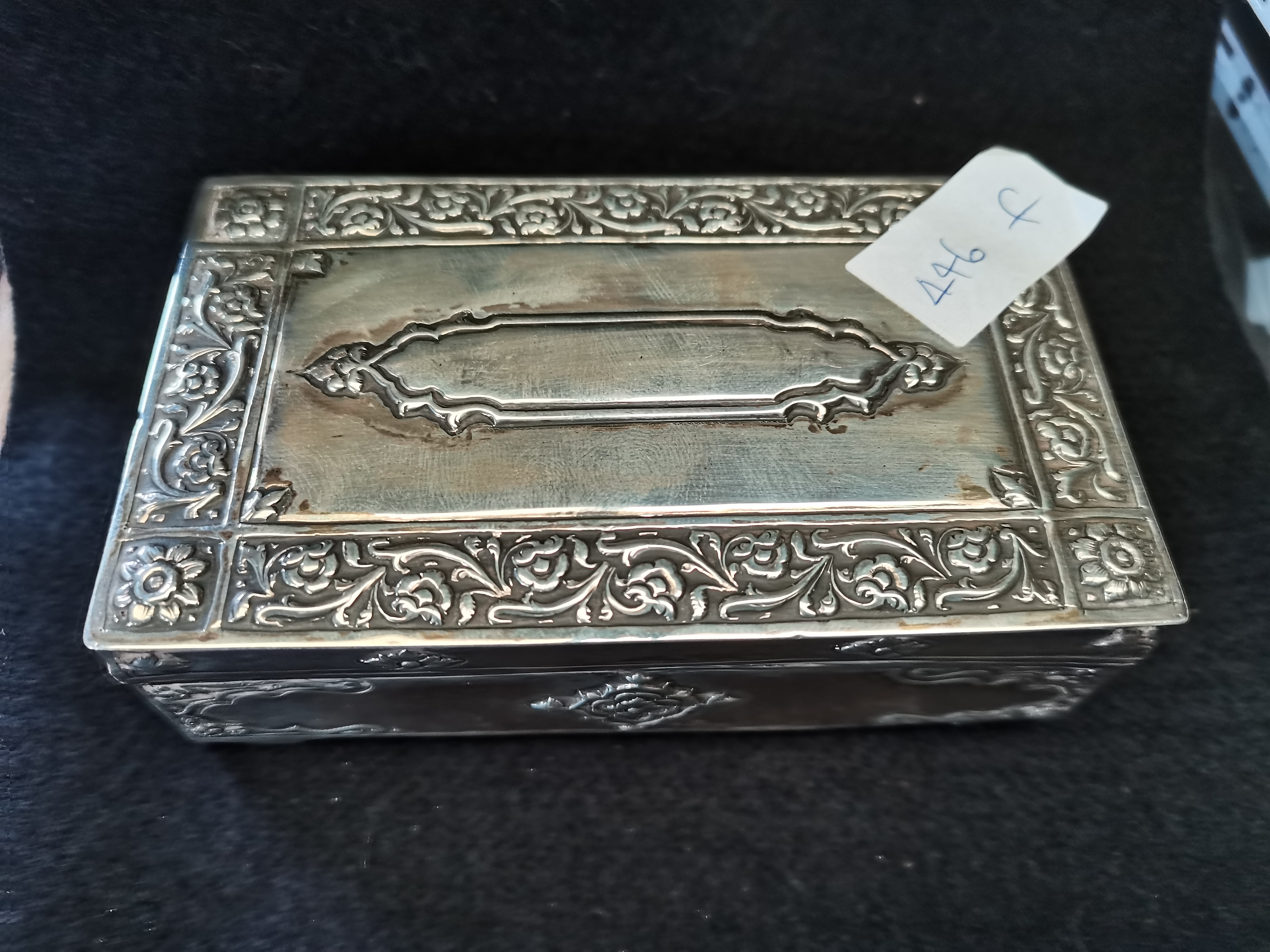 Indian Silver box - Image 3 of 3