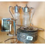 Selection silver plated items