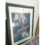 Original WW2 Poster "Avenge Dec 7th" by Bernard Perlin