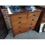 4ht Victorian mahogany chest
