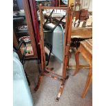 Small Antique mahogany dressing mirror in the Georgian style