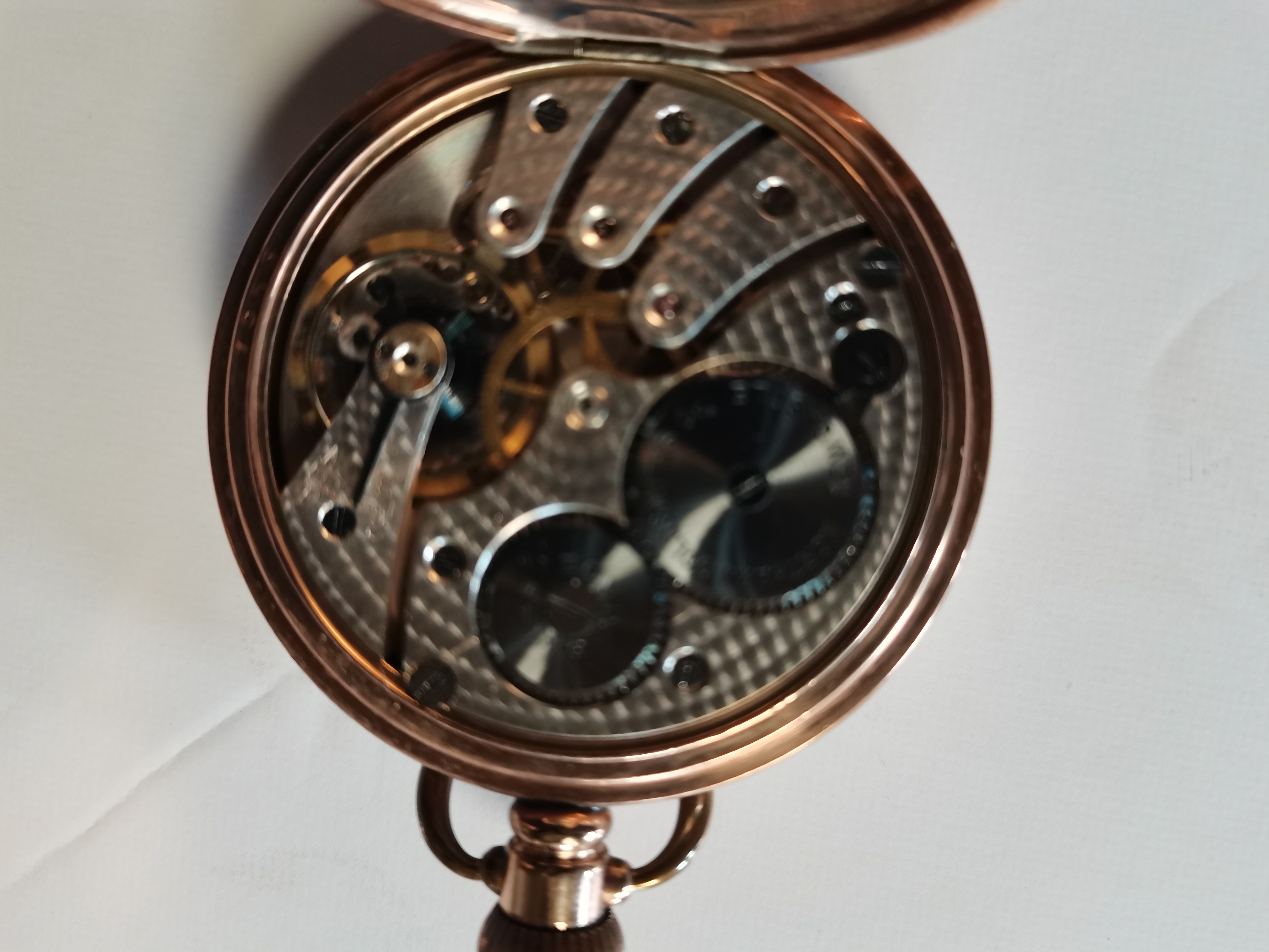 Northern goldsmiths co.Newcastle pocket watch gold plated working - Image 8 of 8