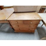 Pine 3 height chest