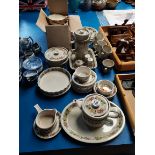 Wedgwood "Quince" items plus Meakin "Hedgerow" tea set