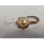 Ladies gold watch