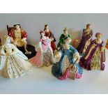 Wedgwood Henry VIII with six wifes plus Royal Worcester Mary Queen of Scots limited edition