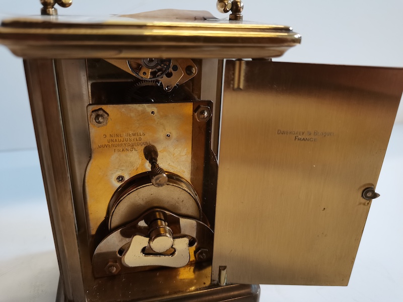 Baynard and Day French Carriage Clock good working condition - Image 3 of 3