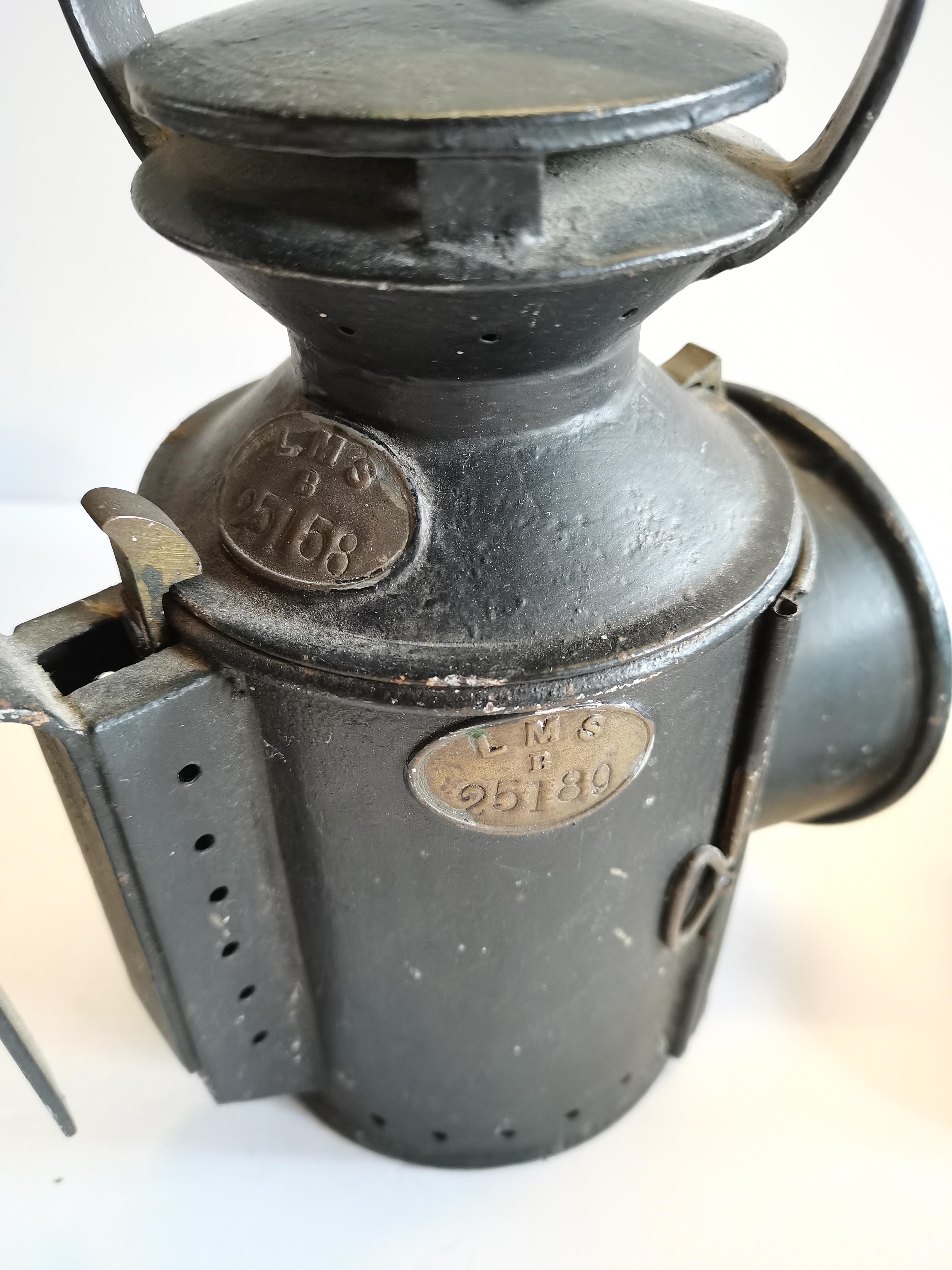 2 Railway Lights plus 2 Cast Irons VGC - Image 2 of 3