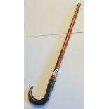 Horn topped sword stick
