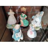 4 x Royal Doulton figures