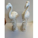Pair of 60cm stork figures