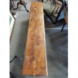 1.7m long early yew wood long stool