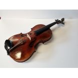 Late 19th Century German violin unlabeled. Excellent condition Sound post and bridge both perfect