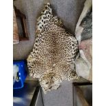 Leopard skin rug 135cm