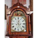 8 day mahogany longcase clock by G Davidson Wooler