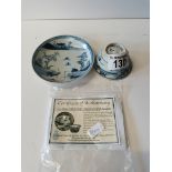 Ca Mau fisherman tea bowl and saucer