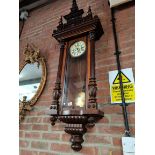 Vienna wall clock and gramaphone 5ft