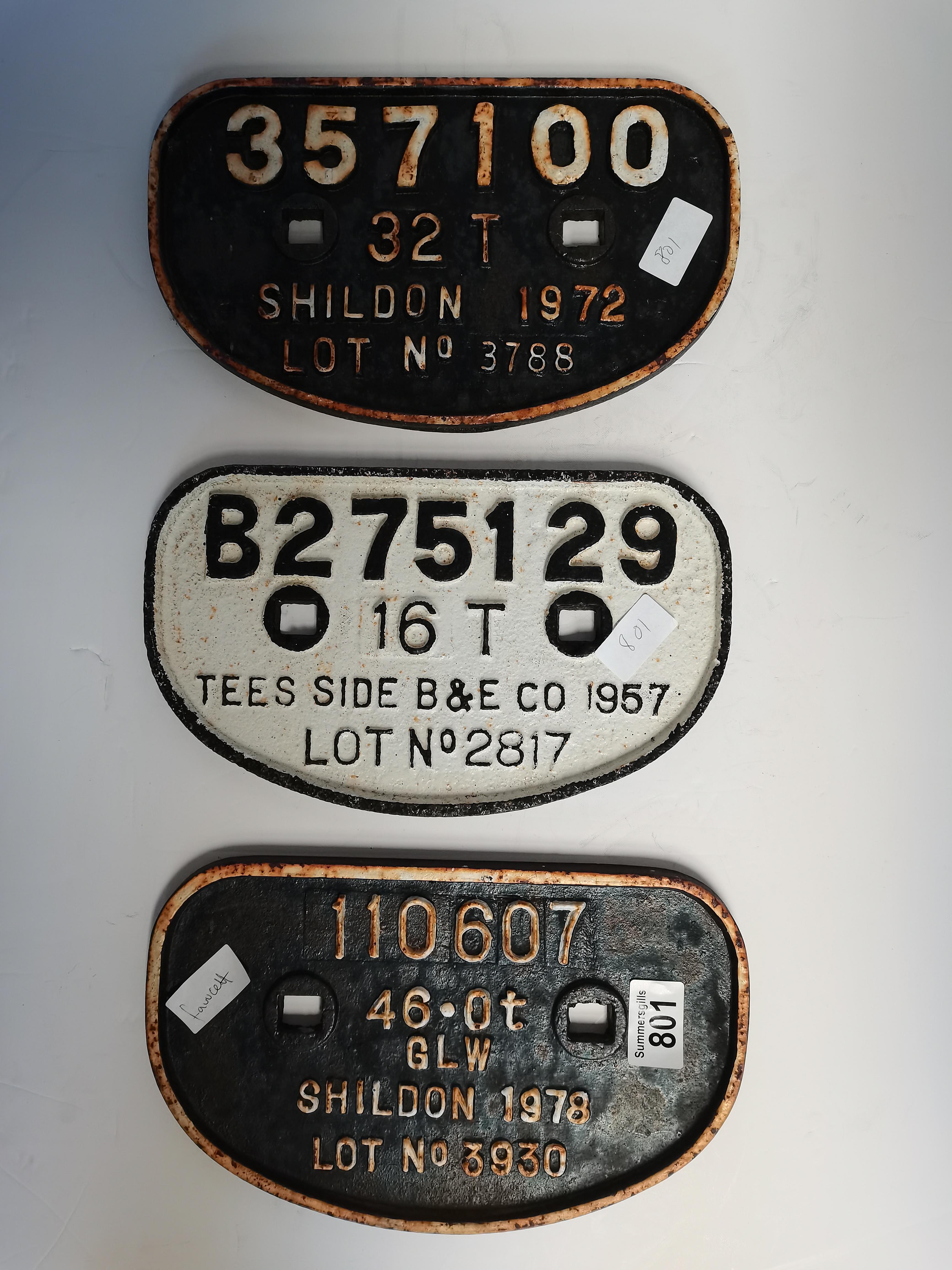 3 Cast Railway Signs - Image 3 of 3