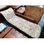 Antique chaise longue