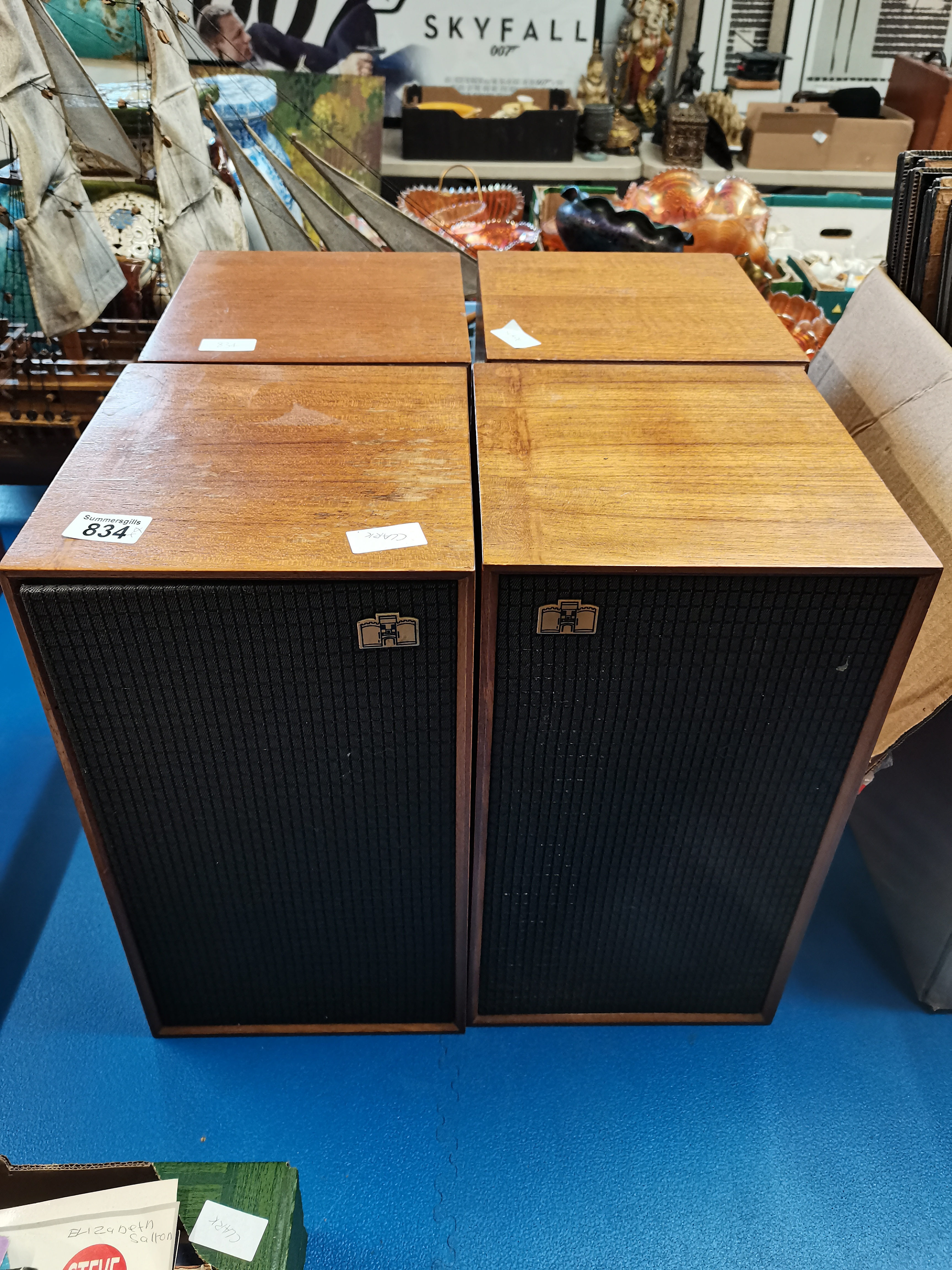 4 Wooden Speakers