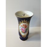 Meissen floral vase 29cm ( slight hairline)