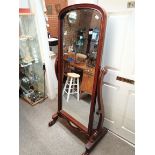 Mahogany victorian style dressing mirror