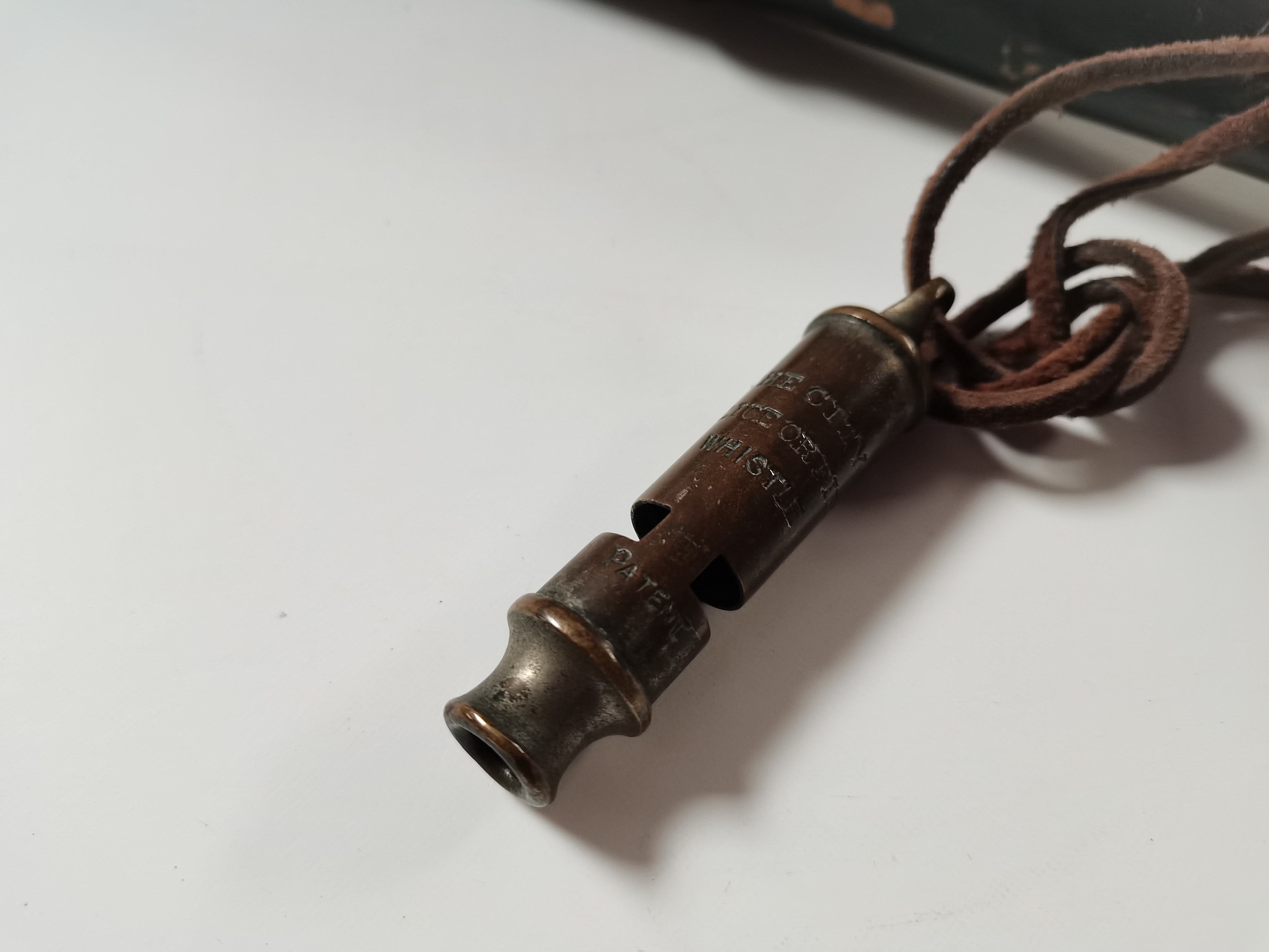 Victorian police trunchion and whistle - Image 2 of 3