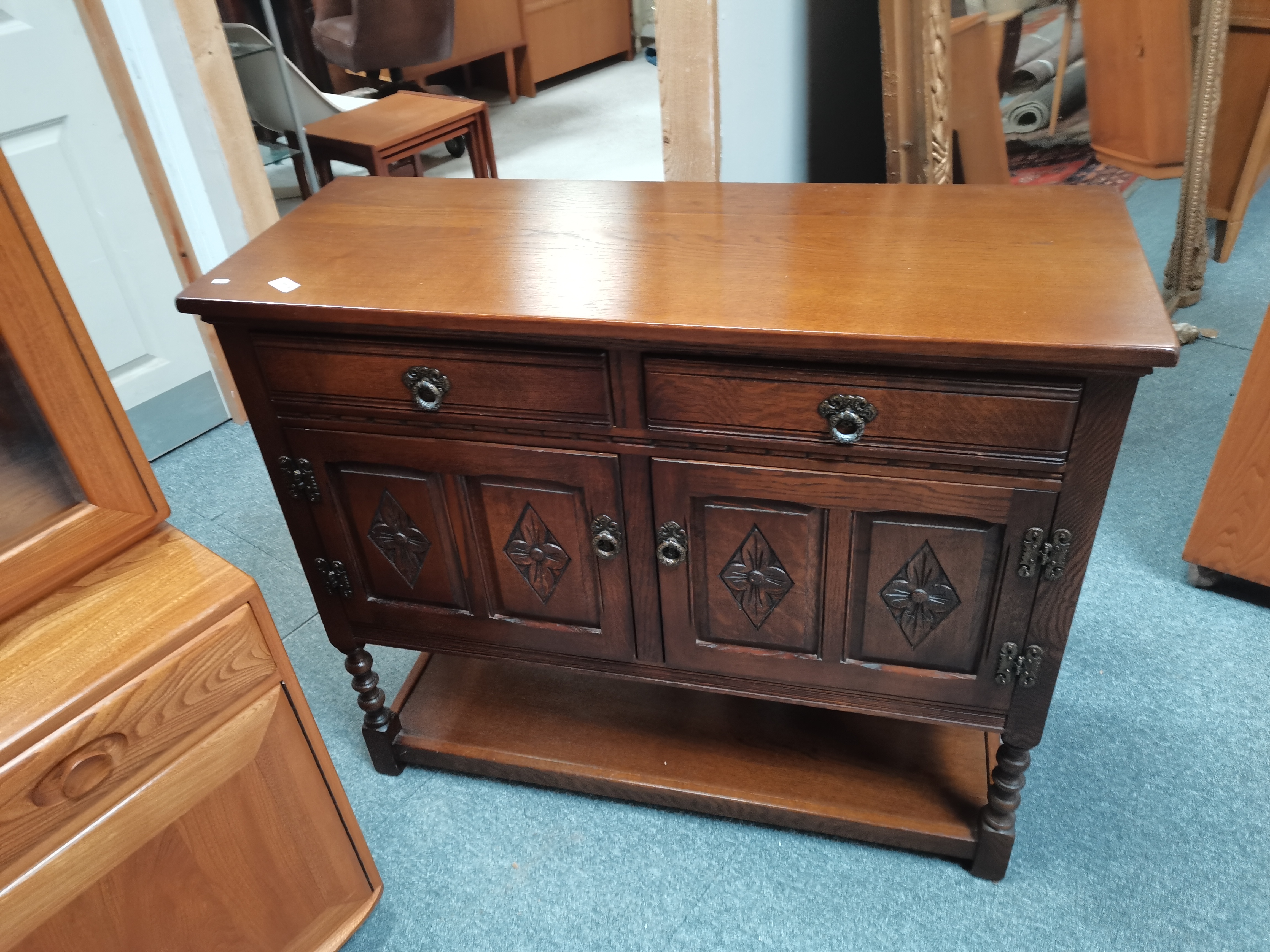 Wood Brothers oak sideboard