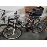 Carrera and Slant mountain bikes