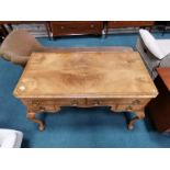 Antique walnut with claw feet desk / table