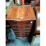 6 height mahogany chest