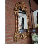 4ft x 3ft gilt wall mirror