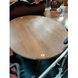 Oak oval dining table