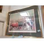 Helen Bradley signed ltd edt print BIG BERTHA comes to Lees bought 1977