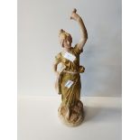 50cm Royal Dux lady figure