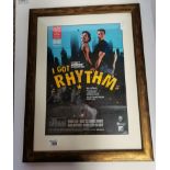 Northern Ballet Memorial Theatre Poster "I Got Rhythm" in Frame autographed by David Nixon