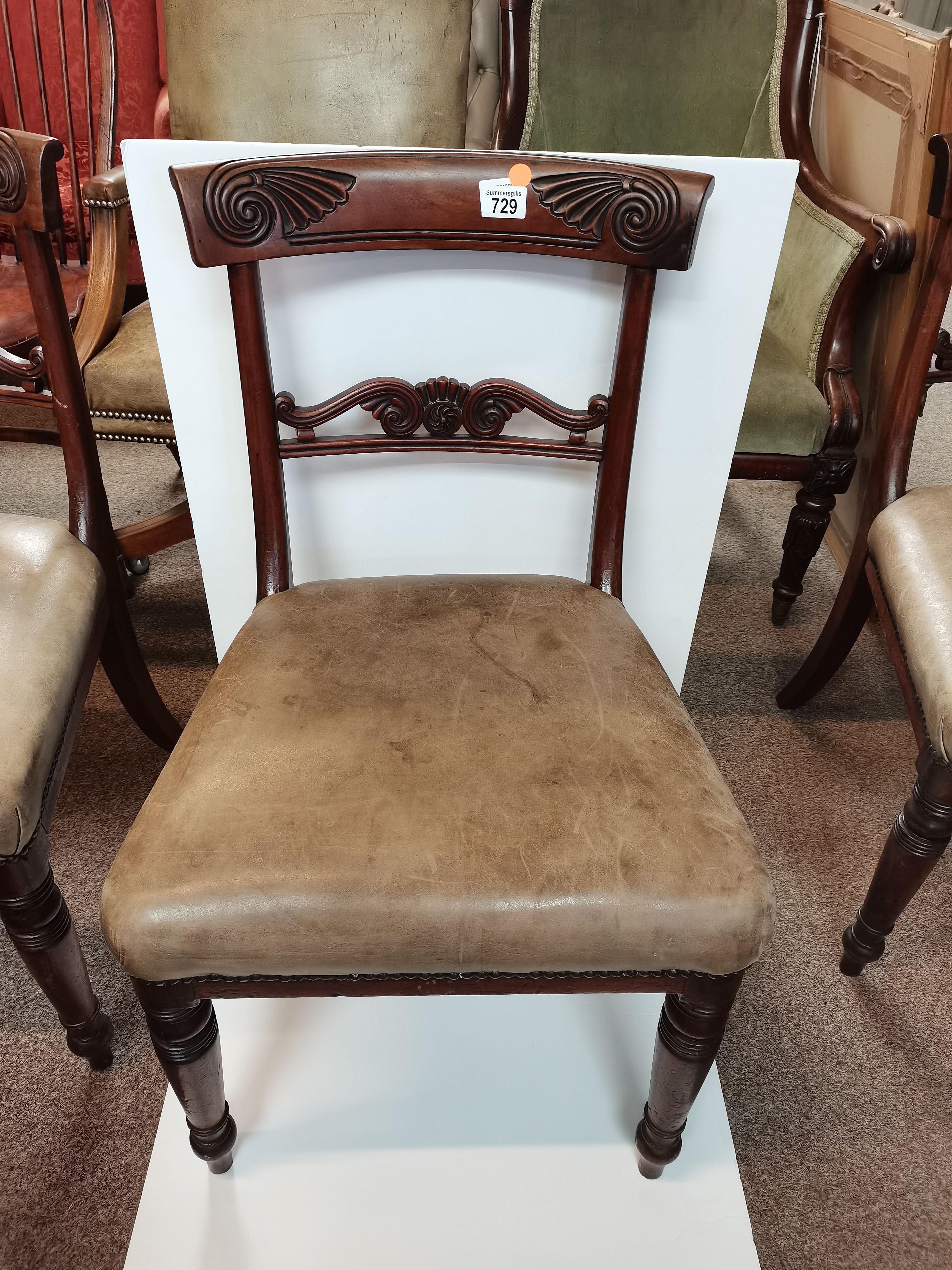 Set of 6 Victorian dining chairs