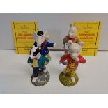 4 x Rupert the bear figures