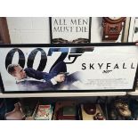 2 Framed Posters one Skyfall 007 and one Game of Thrones