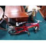 CHOPPER bike Mark 3 in red used condition but good