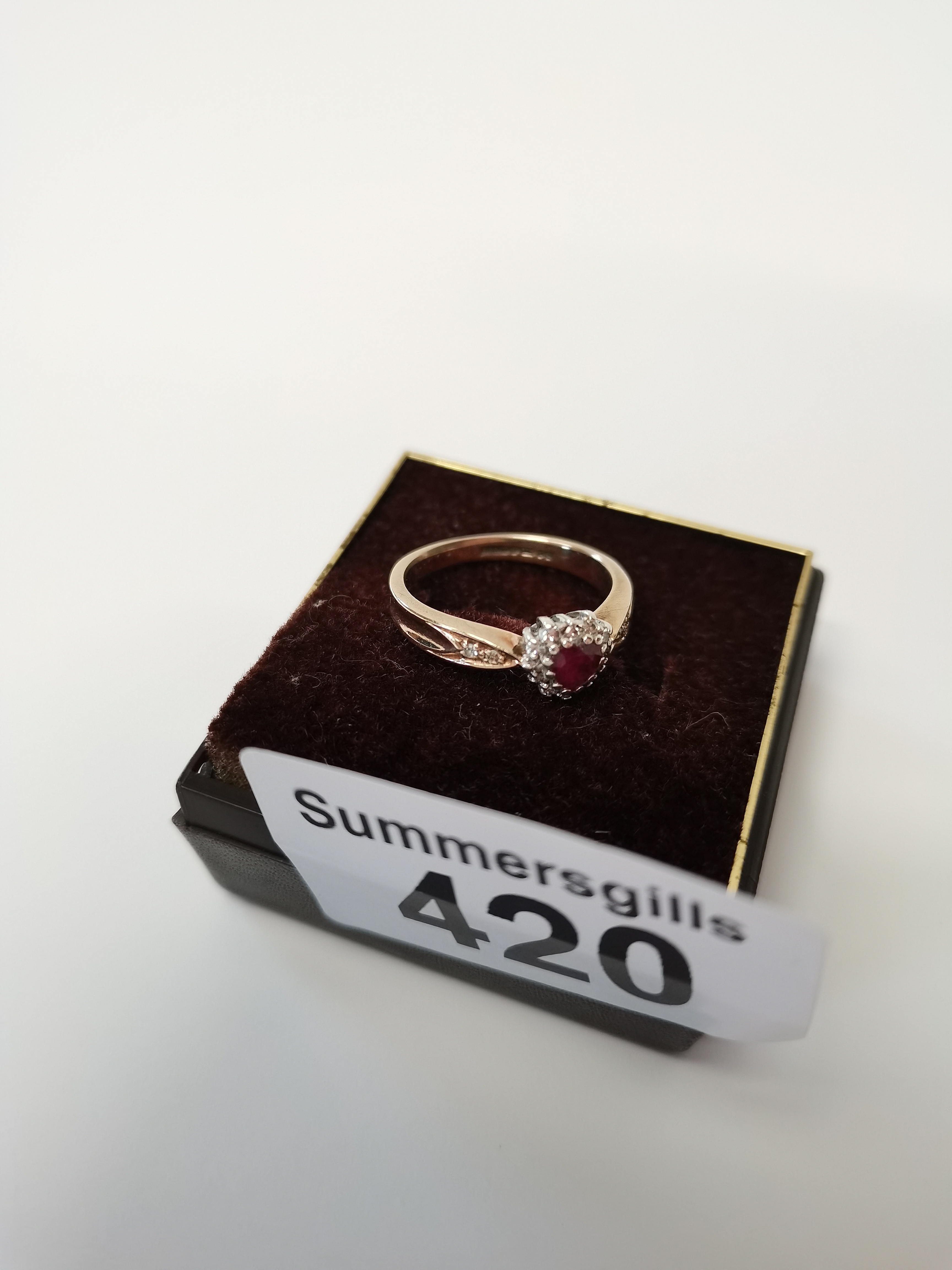 Diamond and Ruby ring - Image 3 of 3