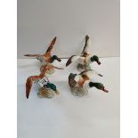 4 x Beswick flying ducks 994 750 749 995