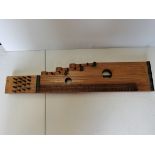 3 x mahogany flutes and musical instrument